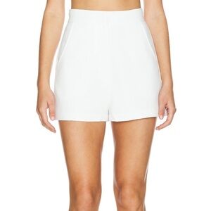 Amanda Uprichard Reeves Shorts in Ivory